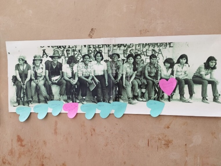 Women ex-combatants from the Farabundo Martí National Liberation Front in El Salvador