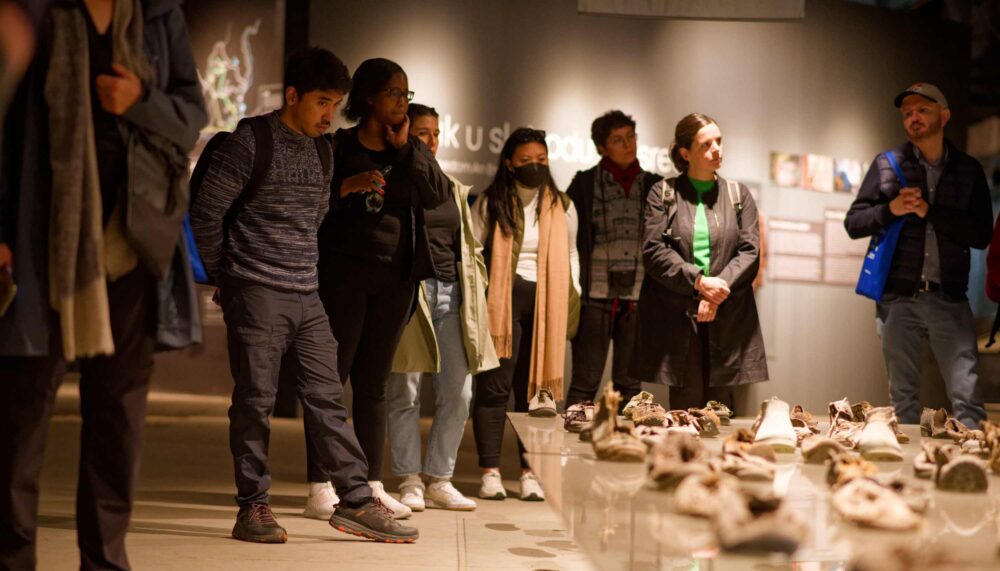 Our team and project partners visited an exhibition at the Srebrenica Genocide Memorial during their latest study trip to Bosnia and Herzegovina.