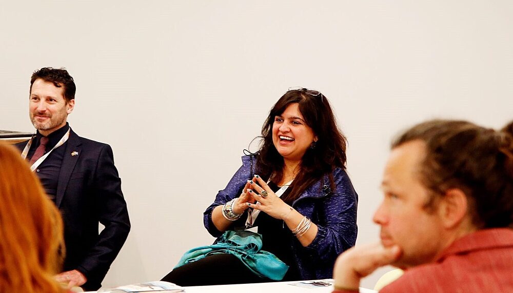Neha Sanghrajka discussed making peace agreements work and transforming peace leadership at The Berlin Moot.