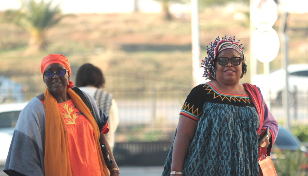 frican Women Participating arrive in the Forum in the 6th High-Level Meeting on Women, Peace and Security in Africa and the launch of the commemoration of the 25th anniversary of United Nations Security Council Resolution 1325 in Africa, in Tunis, on December 9, 2025.