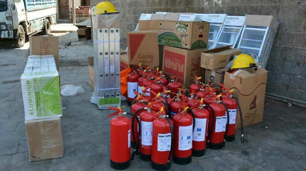 Firefighting kits delivered to Crater.
