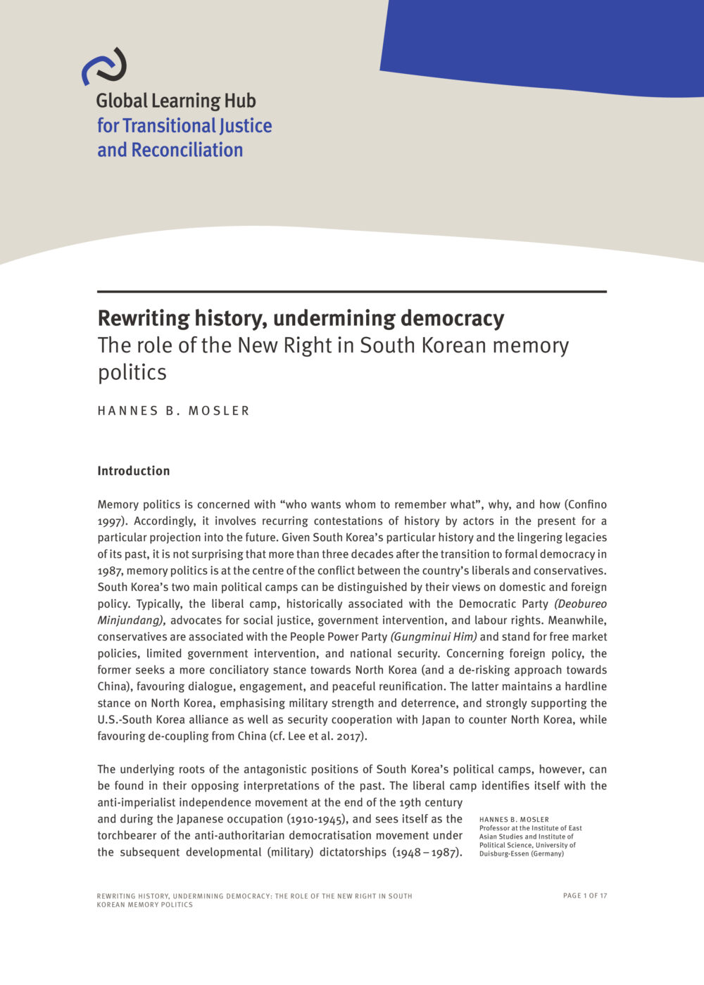 Cover Photo of Publication